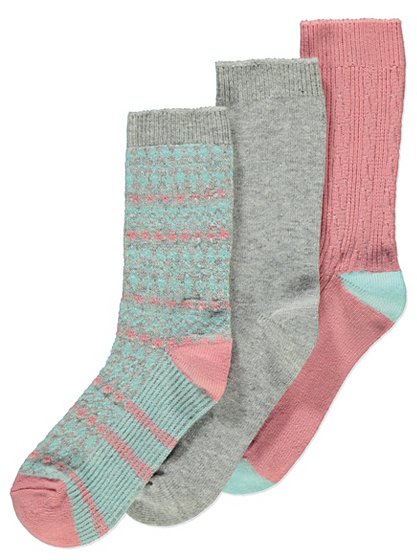 3 Pack Thermal Socks | Women | George at ASDA