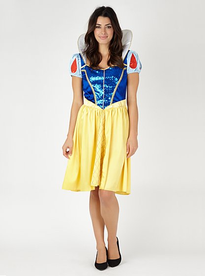 Adult Disney Snow White Fancy Dress Costume Women George At Asda 