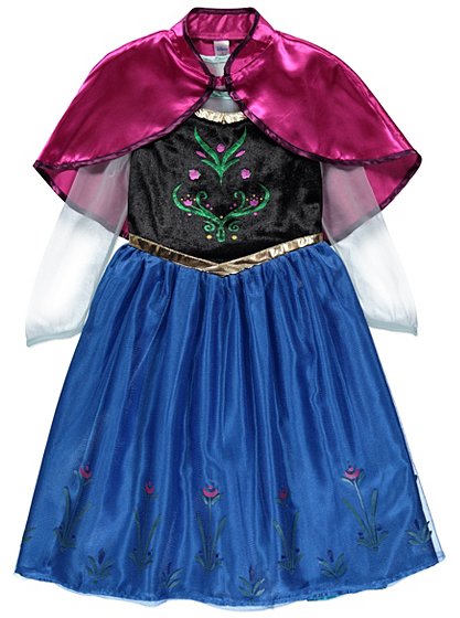 Disney Frozen Anna & Elsa Reversible Fancy Dress Costume | Kids ...