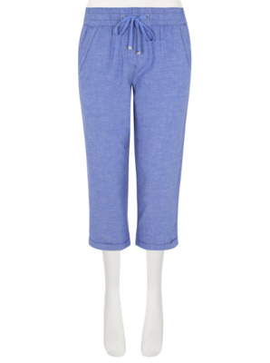 Cropped Linen Trousers | Women | George at ASDA