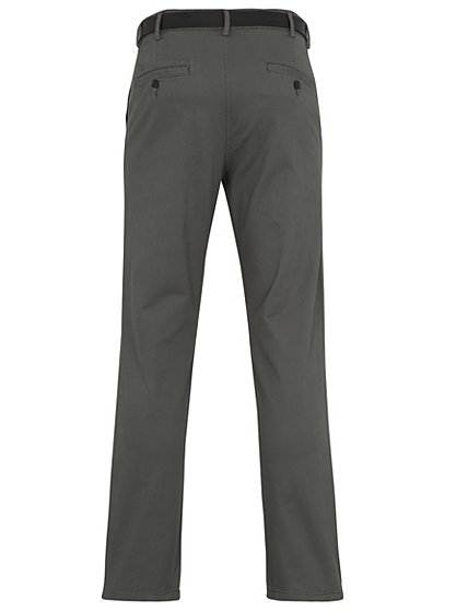 Boston Crew Straight Fit Belted Chinos | Men | George