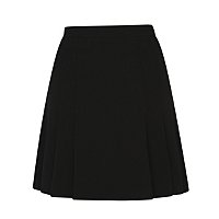 Senior Girls Black School Pleated Skirt | School | George