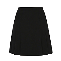 Girls School Pleat Skirt - Black | School | George at ASDA