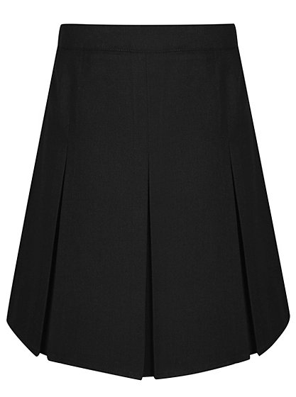 Girls School Pleated Skirt - Black | School | George at ASDA
