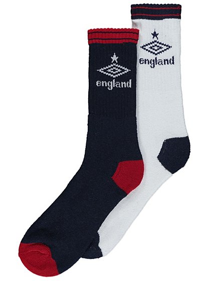 2 Pack Umbro England Socks | Men | George at ASDA
