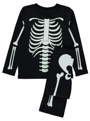 asda skeleton onesie