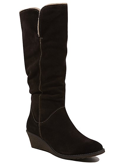 Soft Sole Suede Wedge Boots | Women | George at ASDA
