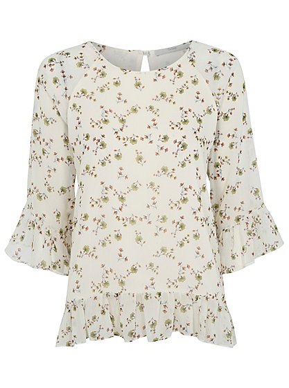 Fluted Sleeve Blouse | Women | George at ASDA