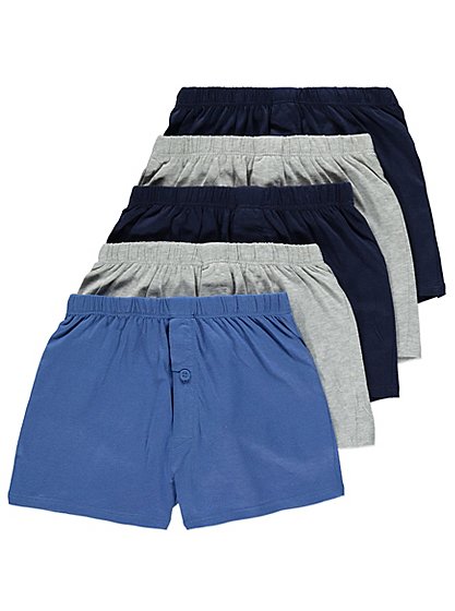5 Pack Assorted Boxer Shorts | Kids | George at ASDA