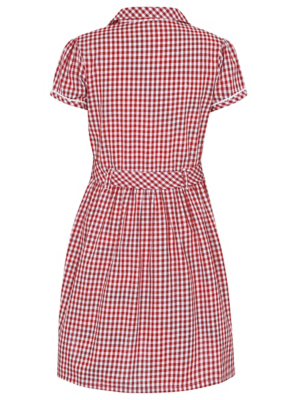 asda pink gingham dress womens