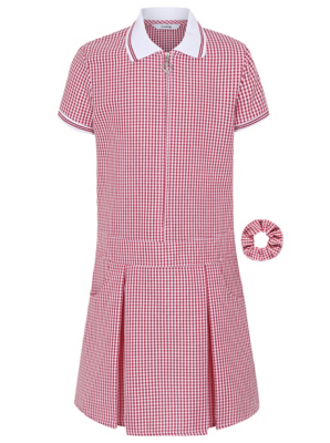 pink gingham dress asda