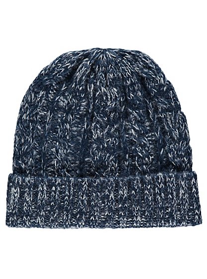 Cable Knit Beanie Hat | Men | George at ASDA