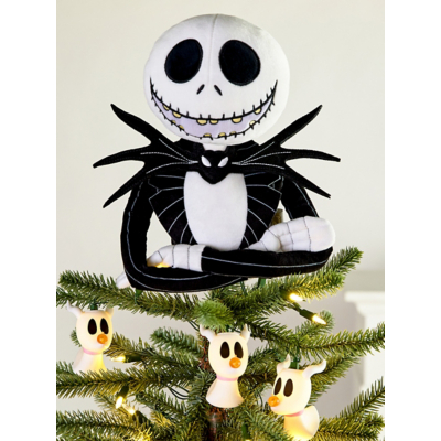 Hallmark Fabric Figural The Nightmare Before Christmas Jack Tree Topper