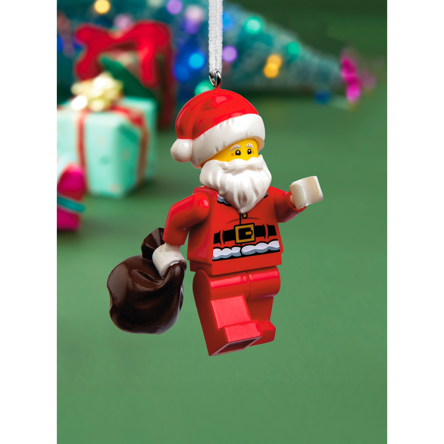 Lego Multi Christmas Hallmark Jolly Santa Bauble