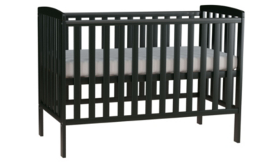 asda black cot