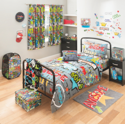 George Home Graffiti World Single Duvet | Home & Garden | George at ASDA