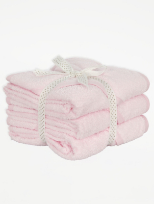 pink hooded towel