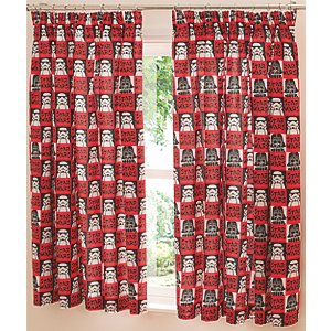 Red Star Wars Curtains Home George, Lego Star Wars Shower Curtain