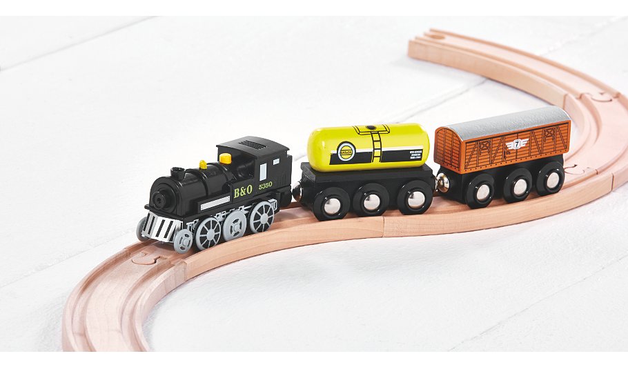 George Home Wooden Train and Carriage Set | Kids | George 