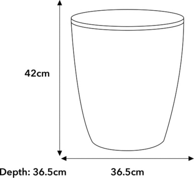 Home Storage Side Table White Home & Garden at ASDA