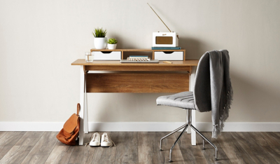 Home Large Desk Oak Home & Garden at ASDA