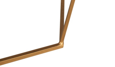 Home Glass Top Geometric Side Table Home & Garden at ASDA