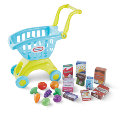 little tikes shopping cart blue