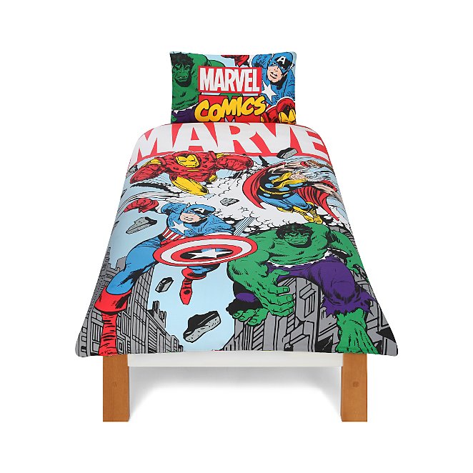Avengers Curtains Asda Flisol Home - avengers comics bedding range