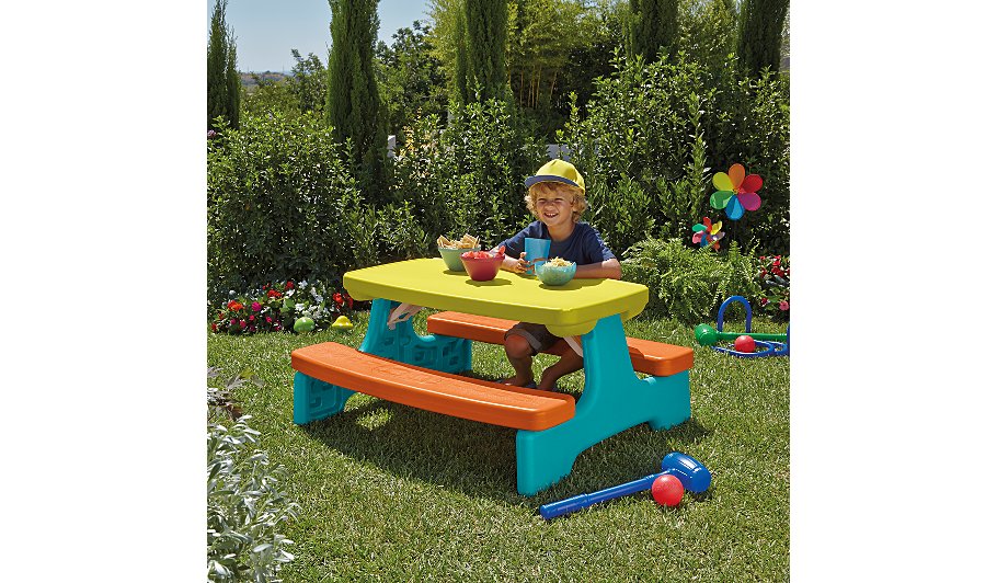 kids large folding table and bench home & garden