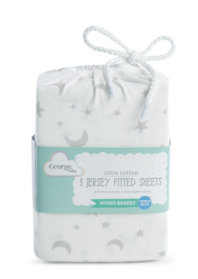 baby cot sheets asda