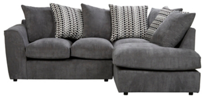 Todd Left Hand Corner Chaise Charcoal Home Garden