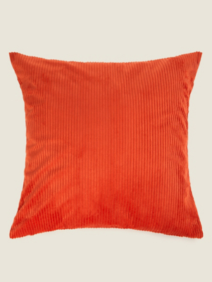 Orange Cord Cushion Home at ASDA