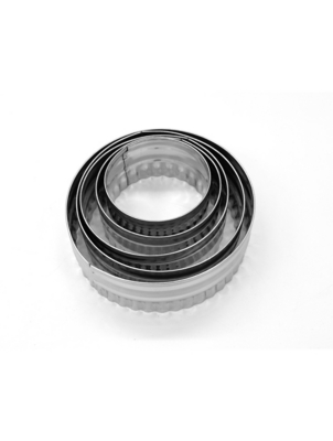 Silver Stainless Steel Cookie Cutters Set of 5 Home at ASDA