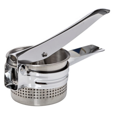 Silver Stainless Steel Potato Ricer Home at ASDA