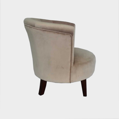 Buttoned Tub Chair Blush Pink Furniture