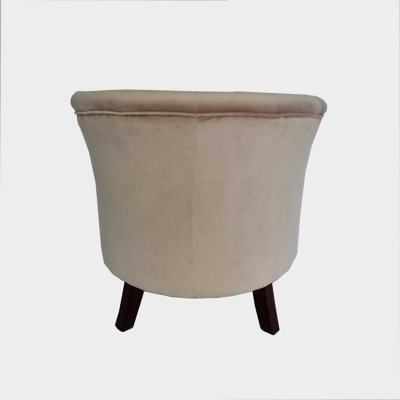 Buttoned Tub Chair Blush Pink Furniture