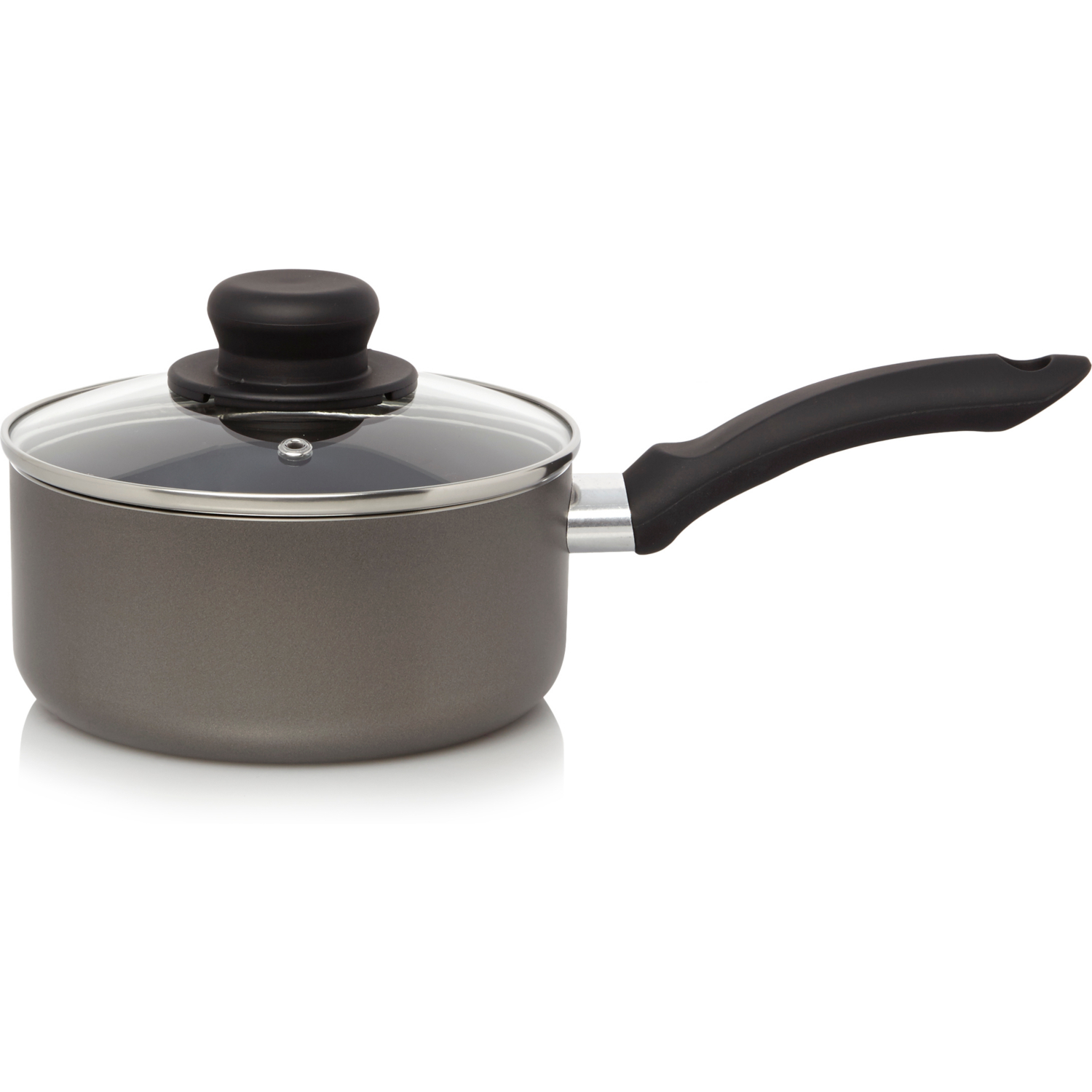 George Grey Non-Stick Aluminium Saucepan And Lid 16Cm