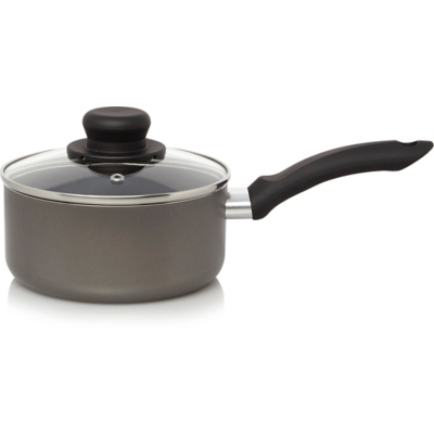 George Grey Non-Stick Aluminium Saucepan And Lid 16Cm