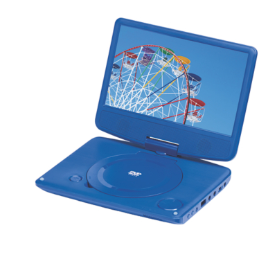 Polaroid 9 Inch Swivel Neck Blue Portable DVD Player Home & Garden