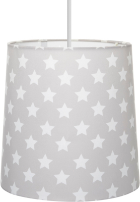 grey and white star light shade