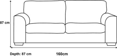 Glynn 2 Seater Sofa Soft Linear Furniture