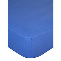 Blue Brushed Cotton Fitted Sheet - Single | Home | George at ASDA