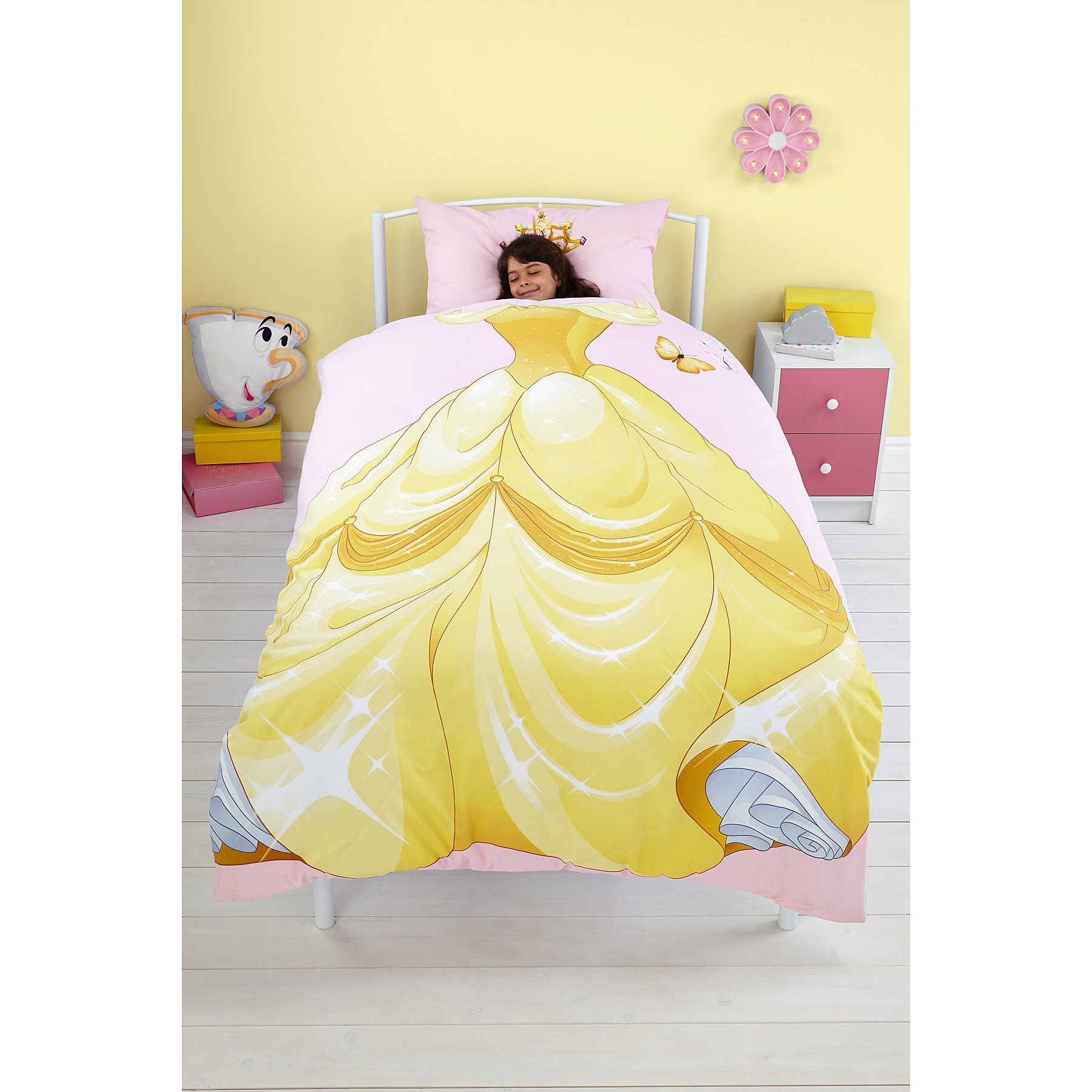 Disney Princess Reversible Dress Up Duvet Set Single Home George