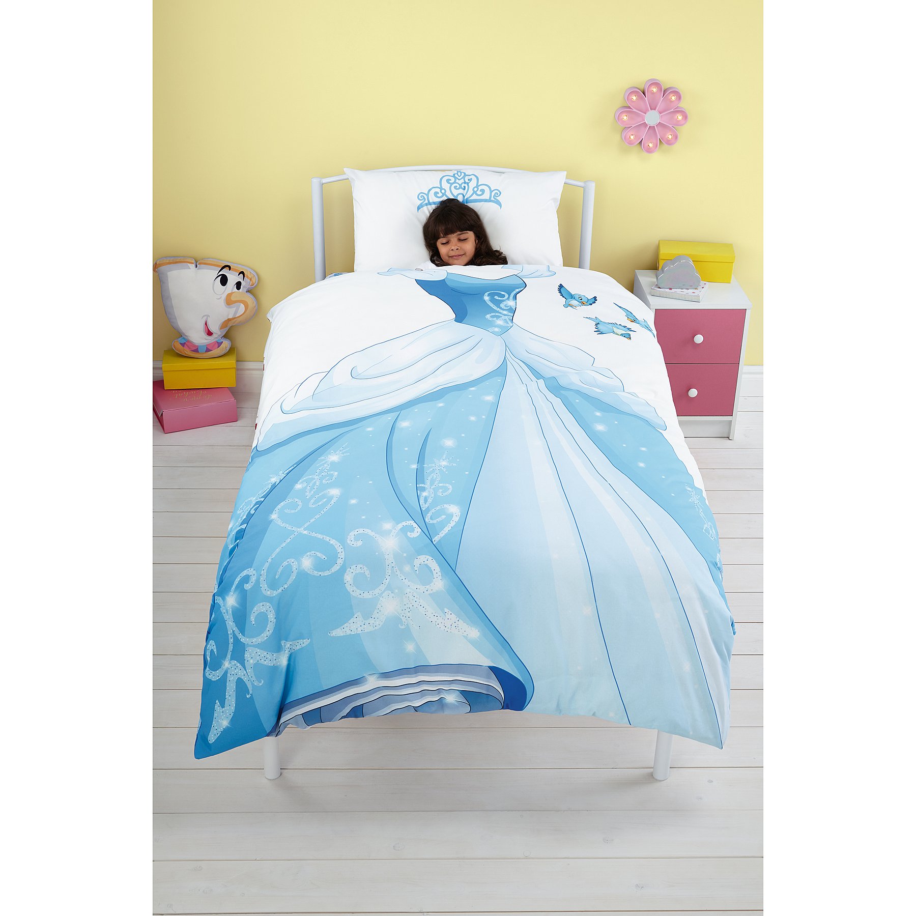 Disney Princess Reversible Dress Up Duvet Set Single Home George
