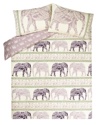 Elephant Reversible Duvet Cover Home & Garden