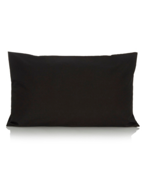 Black Pillowcase Pair Home Garden George