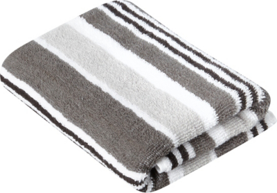 Striped Hand Towel Grey | Home & Garden | George