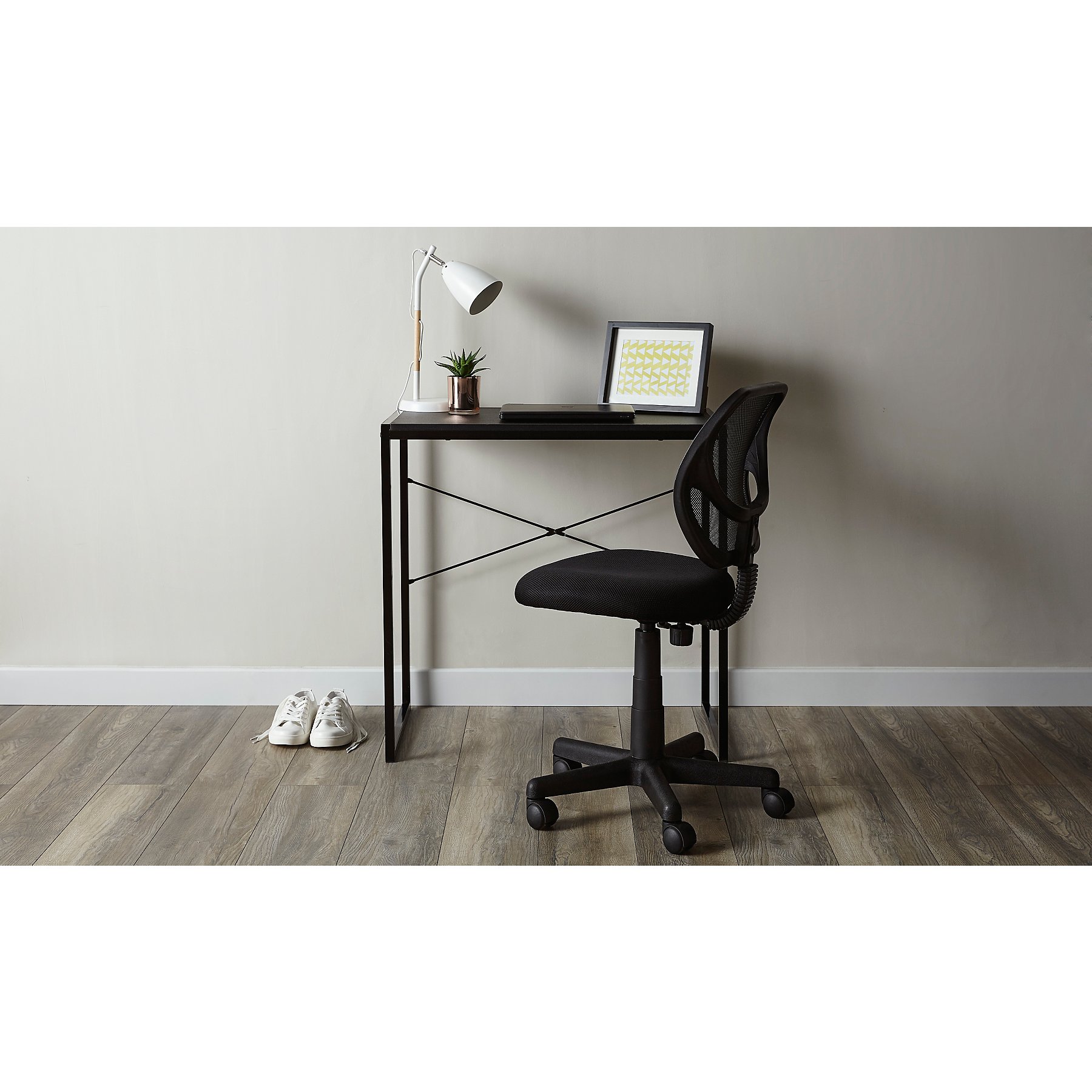Mesh Office Chair Black Home George