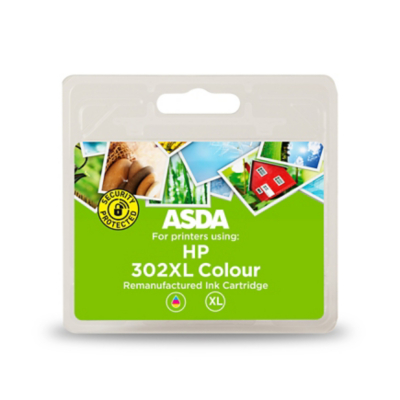 ASDA Tech HP302XL Colour Ink Cartridge