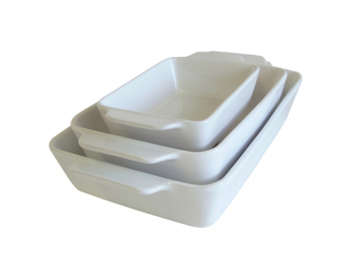 Ceramic Roasters Set of 3 Home at ASDA